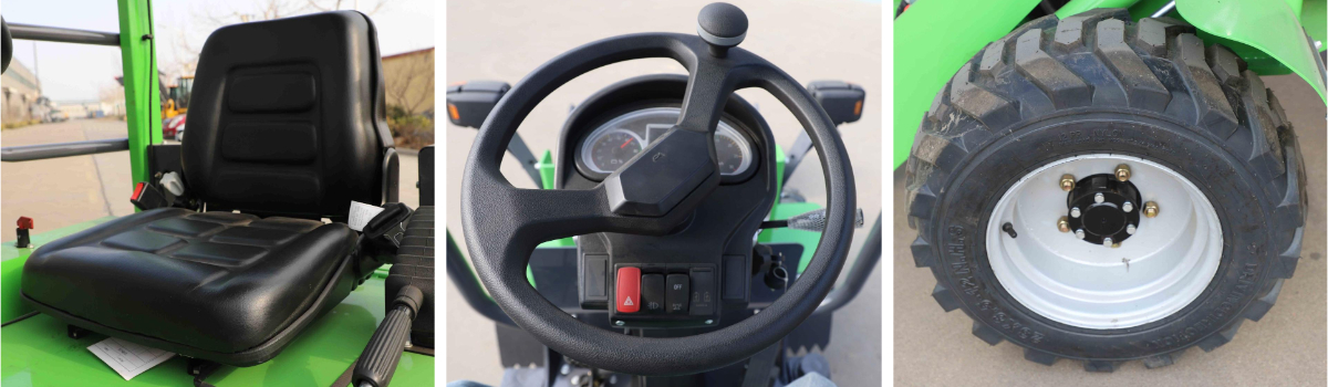 الجرافة ذات العجلات المدمجة